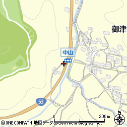 岡山県岡山市北区御津中山162周辺の地図