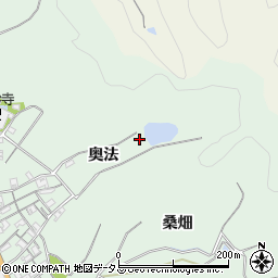 愛知県知多郡美浜町小野浦奥法周辺の地図