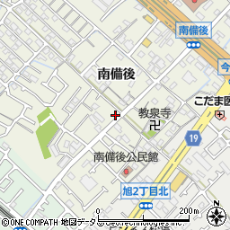 兵庫県加古川市加古川町南備後168周辺の地図
