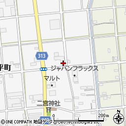 静岡県浜松市中央区貴平町216周辺の地図