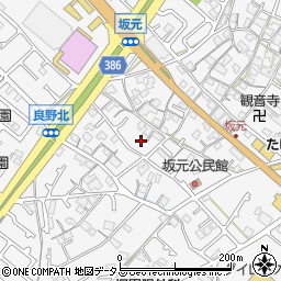 兵庫県加古川市野口町坂元610周辺の地図