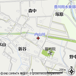 愛知県豊橋市岩崎町ズシ周辺の地図