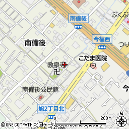 兵庫県加古川市加古川町南備後263周辺の地図