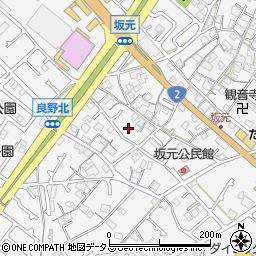 兵庫県加古川市野口町坂元613-7周辺の地図