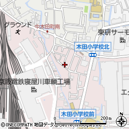 大阪府寝屋川市木田元宮1丁目5-11周辺の地図