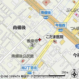 兵庫県加古川市加古川町南備後283周辺の地図