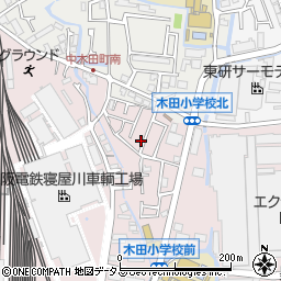 大阪府寝屋川市木田元宮1丁目5-6周辺の地図