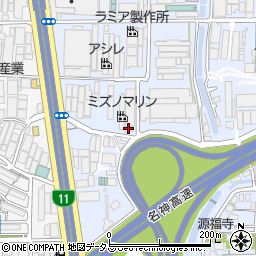 豊中倉庫株式会社周辺の地図