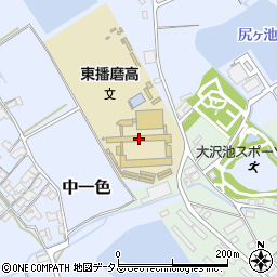 兵庫県立東播磨高等学校周辺の地図