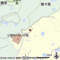 京都府木津川市山城町上狛（天竺堂）周辺の地図