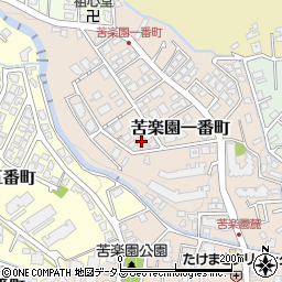兵庫県西宮市苦楽園一番町3-3周辺の地図