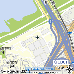 大阪府守口市大庭町周辺の地図