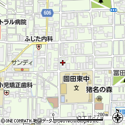 ライオンズマンション東園田周辺の地図