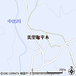 三重県津市美里町平木周辺の地図