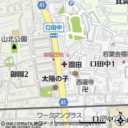 ミニストップ尼崎口田中店周辺の地図
