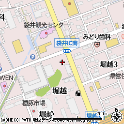 ファミリーマート袋井インター南店周辺の地図