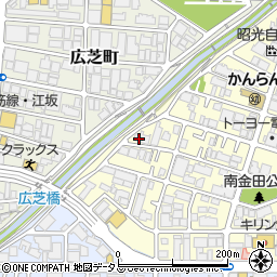 きんきコーポ江坂周辺の地図