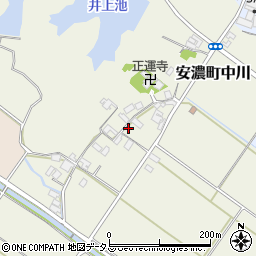 三重県津市安濃町中川296周辺の地図