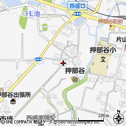兵庫県神戸市西区押部谷町西盛185周辺の地図