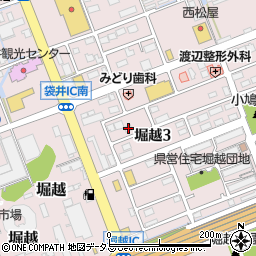 Ａ袋井市　金庫のトラブル対応２４Ｘ３６５安心受付センター周辺の地図