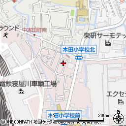 大阪府寝屋川市木田元宮1丁目4-4周辺の地図