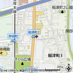 株式会社グレインマシナリー　中部大阪営業所周辺の地図