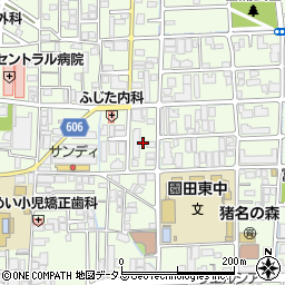 兵庫県尼崎市東園田町周辺の地図
