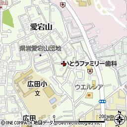 兵庫県西宮市愛宕山13周辺の地図