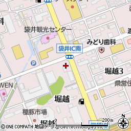 ファミリーマート袋井インター南店周辺の地図