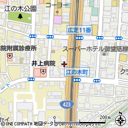 大阪府吹田市江の木町17-10周辺の地図