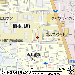 大阪府寝屋川市楠根北町3-72周辺の地図