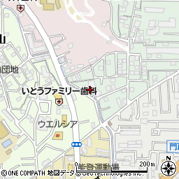 エルアンジュ門戸岡田町管理事務所周辺の地図
