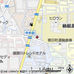 ビッグエコー BIG ECHO 寝屋川中木田店周辺の地図