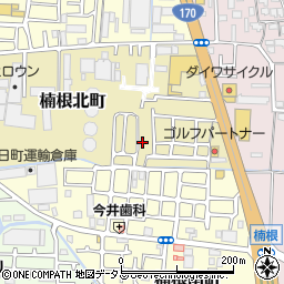 大阪府寝屋川市楠根北町3-78周辺の地図
