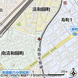 大阪府吹田市南清和園町2-31周辺の地図