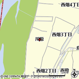 京都府木津川市山城町上狛川原周辺の地図
