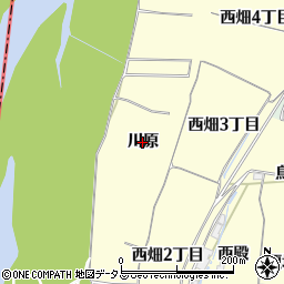京都府木津川市山城町上狛（川原）周辺の地図
