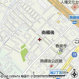 兵庫県加古川市加古川町南備後158周辺の地図