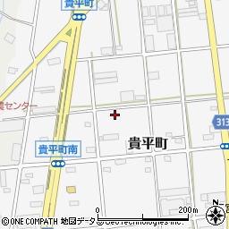 静岡県浜松市中央区貴平町415周辺の地図