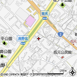 兵庫県加古川市野口町坂元655周辺の地図