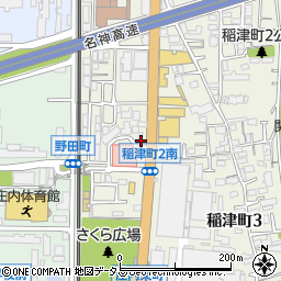 あけぼの薬局豊中庄内店周辺の地図