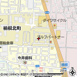 大阪府寝屋川市楠根北町11-14周辺の地図