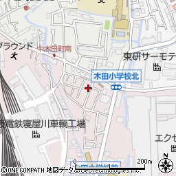 大阪府寝屋川市木田元宮1丁目5-3周辺の地図