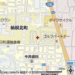 大阪府寝屋川市楠根北町3-79周辺の地図