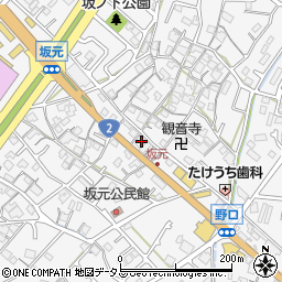 兵庫県加古川市野口町坂元575周辺の地図