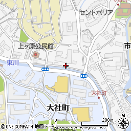 兵庫県西宮市一ケ谷町1-7周辺の地図