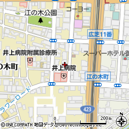 大阪府吹田市江の木町16-9周辺の地図
