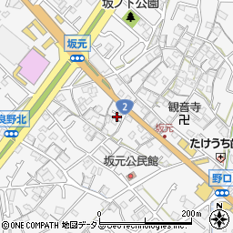 兵庫県加古川市野口町坂元571-16周辺の地図