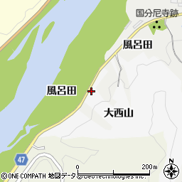 京都府木津川市加茂町河原大西山周辺の地図