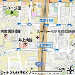 大阪府吹田市江の木町17-8周辺の地図
